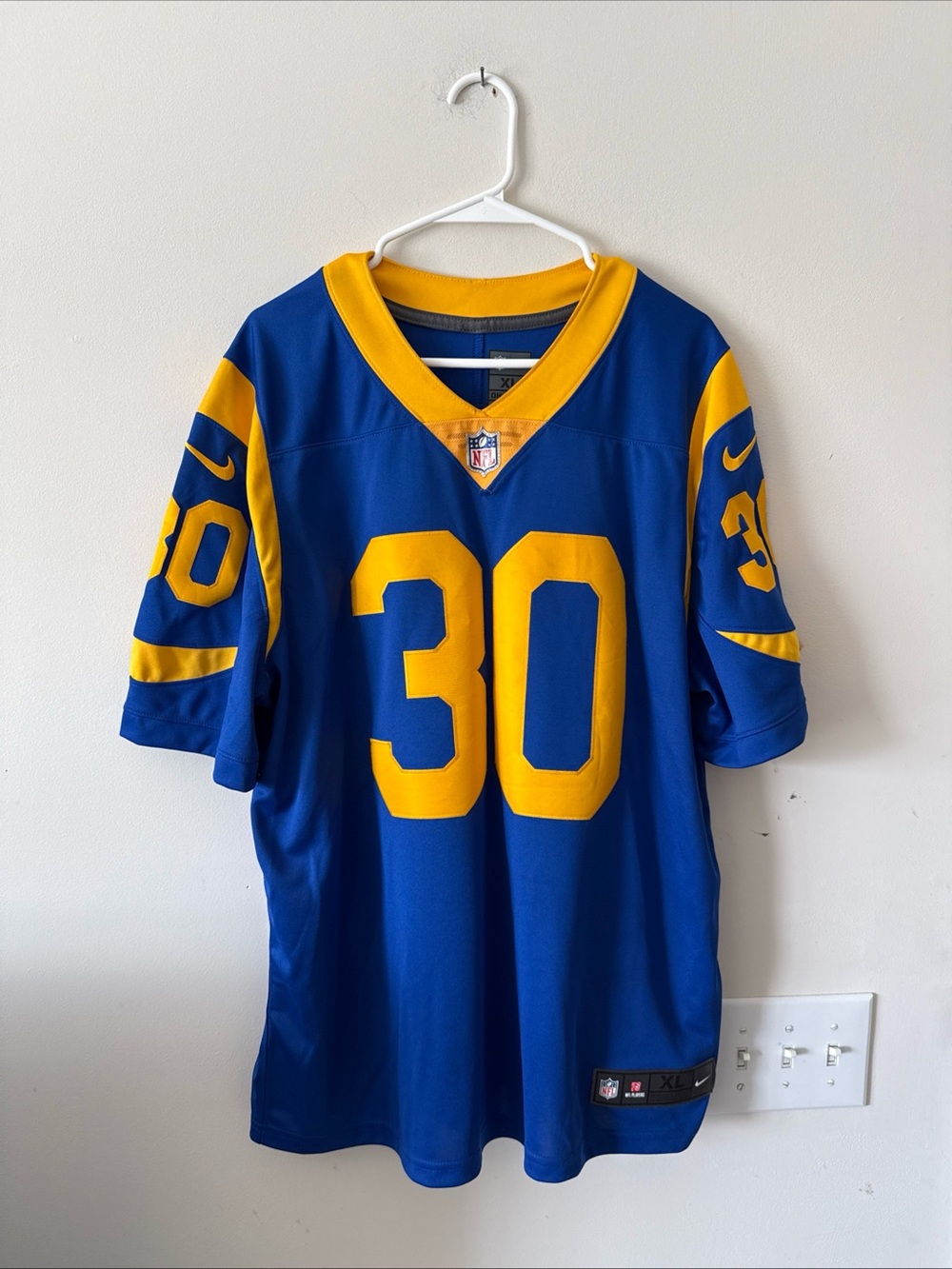 Men's Nike Todd Gurley II #30 Los Angeles Rams Vapor Lmtd NFL Jersey Sz XL RARE